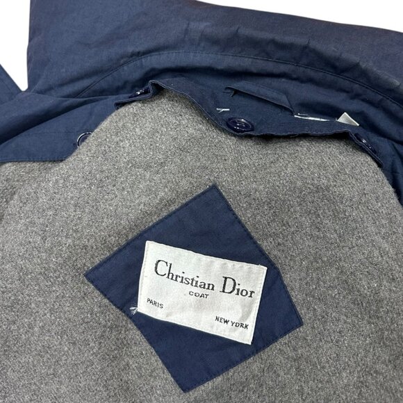Vintage Christian Dior Raincoat / Trench Coat - Picture 3 of 6